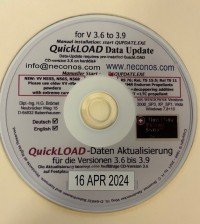  QuickLOAD/QuickTARGET-DATA UPDATE DISK   for     V 3.6, 3.7, 3.8 and 3.9     